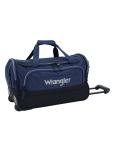 Wrangler 21" Navy Rolling Duffel Bag