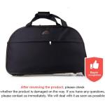 Red and White Striped Overnight Duffel Bag