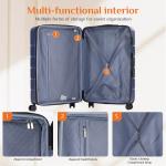 Concetta 3-Piece Lightweight Hardside Luggage Set