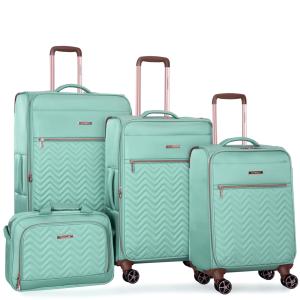 Travelhouse 4 Piece Lightweight Expandable Luggage Set