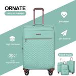 Travelhouse 4 Piece Lightweight Expandable Luggage Set