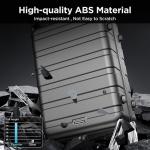 Famistar 11-Piece Hardside Luggage Set, Black