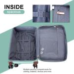 Travelhouse 4 Piece Lightweight Expandable Luggage Set