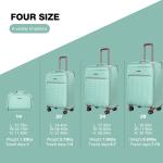 Travelhouse 4 Piece Lightweight Expandable Luggage Set