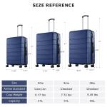 Smiaoer 20" Lightweight Expandable Hardshell Carry-On