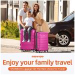 Showkoo Lightweight Hardshell Luggage Set, 20/24/28 In