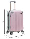 Rockland London 20-Inch Hardside Carry-On Luggage