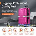 Showkoo Lightweight Hardshell Luggage Set, 20/24/28 In