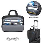 EMPSIGN Rolling Laptop Briefcase with RFID Pockets