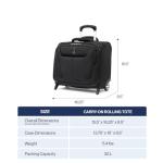Travelpro Maxlite 5 Lightweight Rolling Underseat Tote