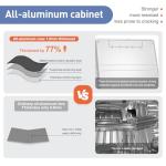 AIWEINY Aluminum Carry-On Luggage with TSA Lock