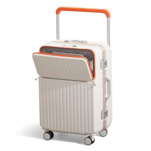 AIWEINY 20" Hard Shell Spinner Suitcase - Sky Blue