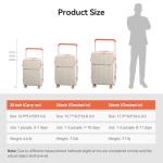 AIWEINY 20" Hard Shell Spinner Suitcase - Sky Blue