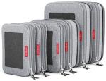 LeanTravel Compression Packing Cubes - 6-Pack Set
