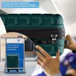 Flight Knight Expandable Carry-On Suitcase with USB Port