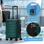 Flight Knight Expandable Carry-On Suitcase with USB Port