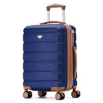 Flight Knight Expandable Carry-On Suitcase with USB Port