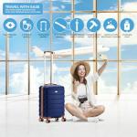 Flight Knight Expandable Carry-On Suitcase with USB Port