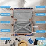 Flight Knight Expandable Carry-On Suitcase with USB Port