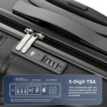 Expandable 3-Piece Hard Shell Luggage Set
