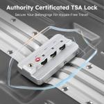 ALPHA CAMP 24" Aluminum Frame Luggage with USB