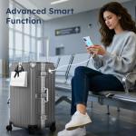 ALPHA CAMP 24" Aluminum Frame Luggage with USB