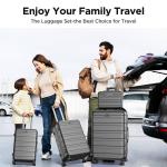 11-Piece Luggage Set with Spinner Suitcases and Carry-On