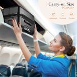 Alvantor Expandable Hardside Carry-On Luggage - Black