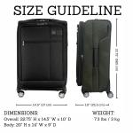 Skyway Sigma 7.0 20" Black Softside Spinner Carry-on