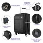 Skyway Sigma 7.0 20" Black Softside Spinner Carry-on