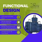 Skyway Tideland 5-Piece Softside Luggage Set, Blue