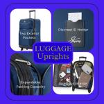 Skyway Tideland 5-Piece Softside Luggage Set, Blue