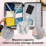 3-Piece Rose Gold Lightweight Luggage Set