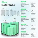 5-Piece Hardshell Luggage Set with TSA Lock