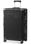 28-Inch Black Hardshell Luggage with TSA Lock
