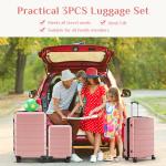 Alvantor Lightweight Expandable Hardside Roller Suitcase