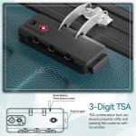 3-Piece Green Hardside Luggage Set with Spinners