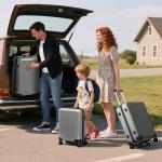 3-Piece Hardshell Luggage Set with Spinner Wheels