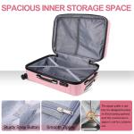 Pink Expandable Hardside Luggage with Spinner Wheels