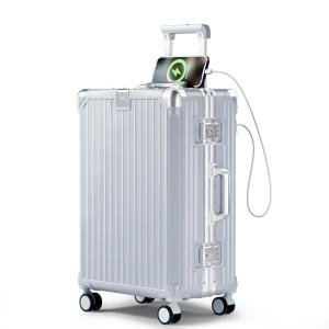 20-Inch Silver Hardside Luggage with Spinner Wheels