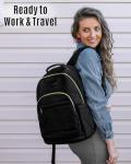 Light Flight Women's Laptop Backpack with USB Charging