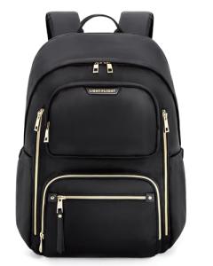 Stylish Laptop Backpack with USB Port, Black