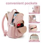 Lightweight Pink Laptop Backpack for Women