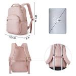 Lightweight Pink Laptop Backpack for Women