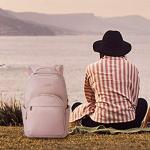 Lightweight Pink Laptop Backpack for Women