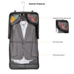 Travel Select Amsterdam Black Rolling Garment Bag