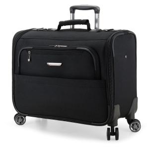 Traveler's Choice 21" Black Softside Spinner Bag