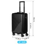 Terby 20" Unisex Hardside Spinner Luggage