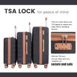 6-Piece Hardside Luggage Set with Duffle Bag