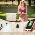 ETRONIK Women's Gym Bag with Shoe Compartment